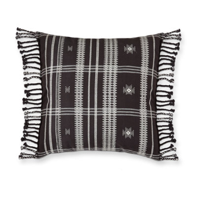 Cotton Throw Square Pillow Cover & Insert