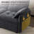 Cloud-Like Chenille Sectional Sofa with Ottoman, 3 Seater Deep Comfy Cloud Couch, Modern Soft Tufted Sofa for Living Room-848690097