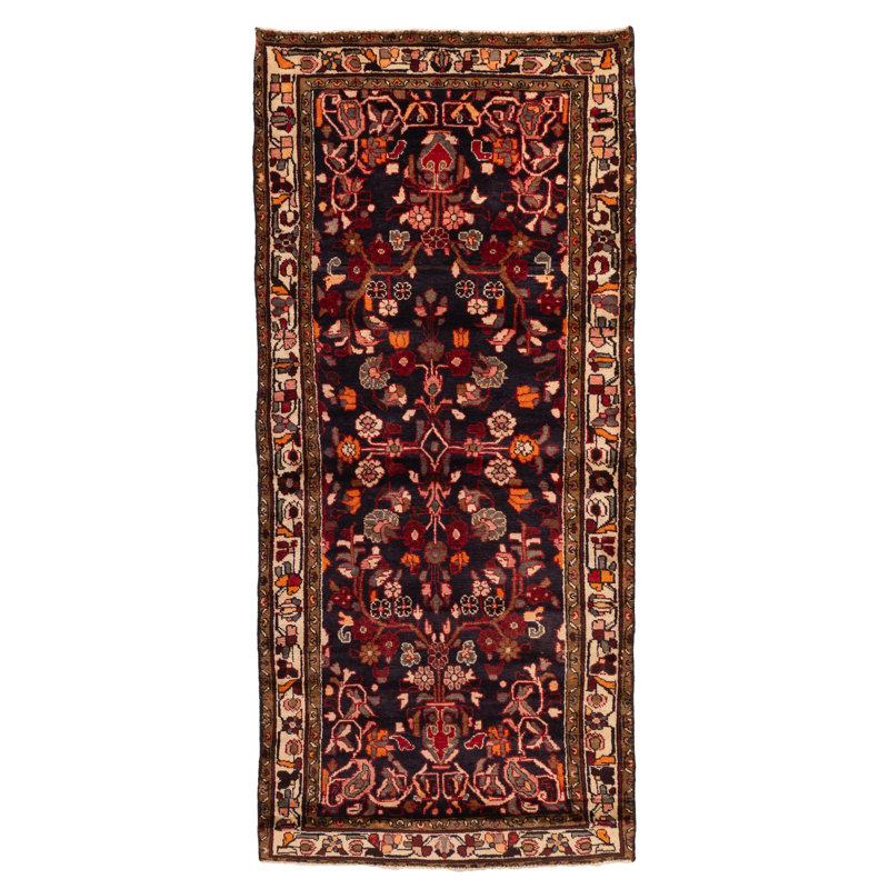 Tapis bleu marine Andelz 3 pi 3 po x 7 pi 5 po