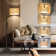 Arched/arc Floor Lamp With Remote Control, Dimmable Bulb Included