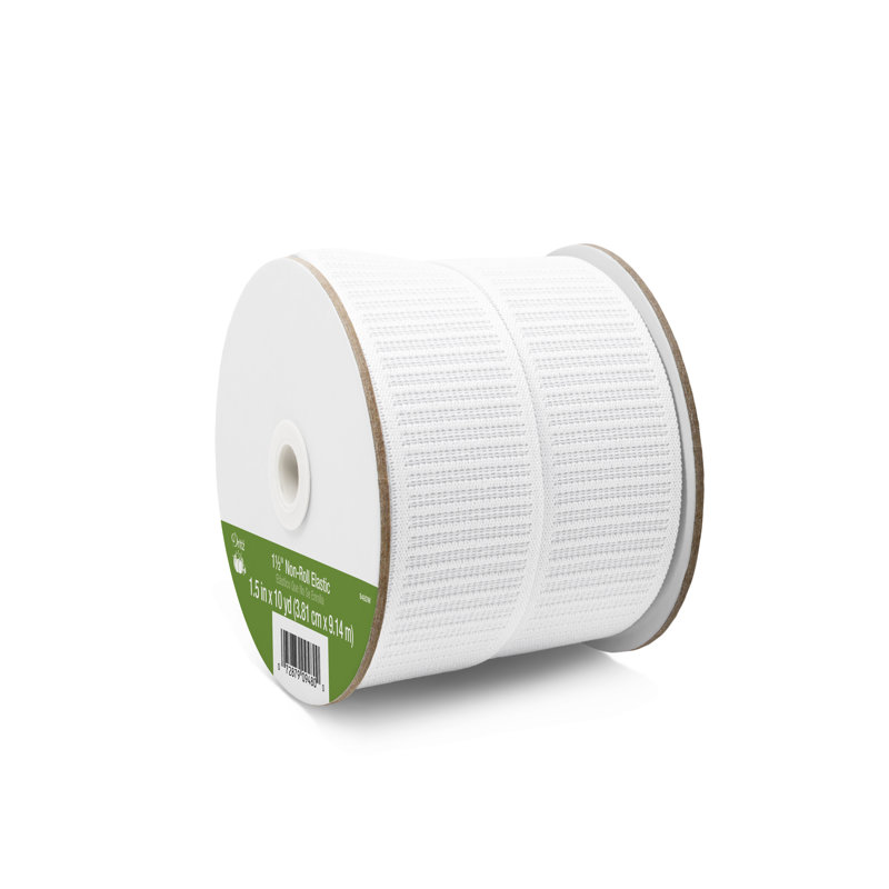 Élastique anti-roulis 1-1 / 2 po Dritz, blanc, 10 verges