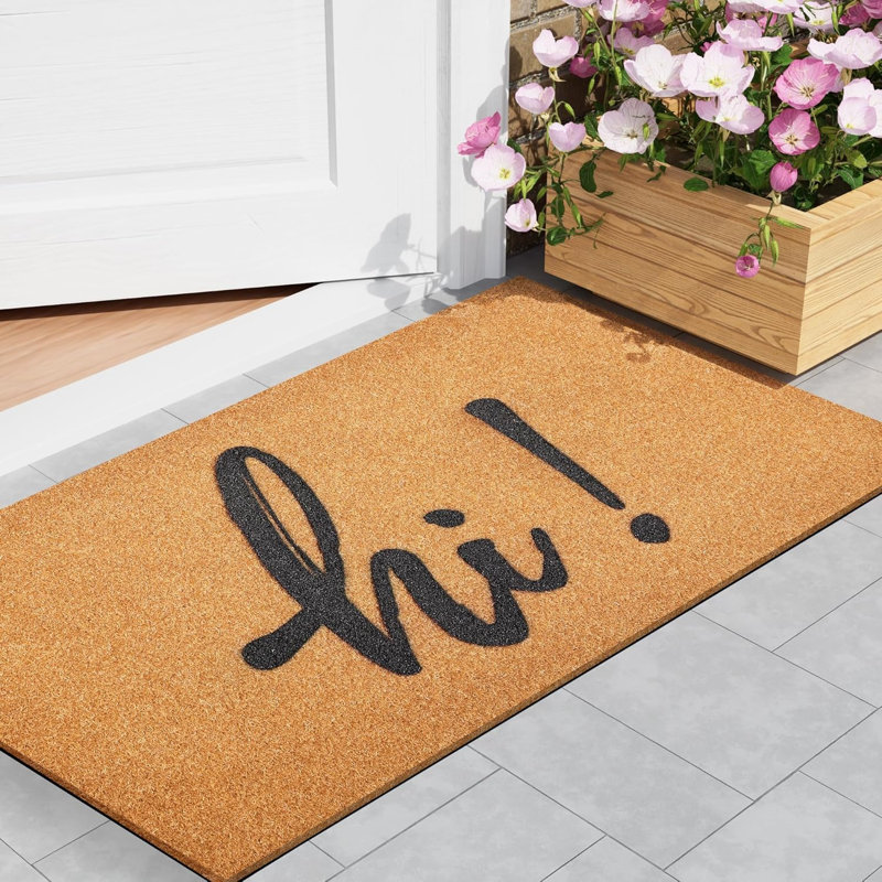 Non-Slip Door Mat For Outdoors And Indoors: Durable Indoor Outdoor Welcome Mat, 24" W x 36" L