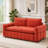 3-in-1 Teddy Fabric Pull-Out Sleeper Sofa Bed