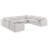 Itala Velvet U-Shaped Sectional Reversible-94482603