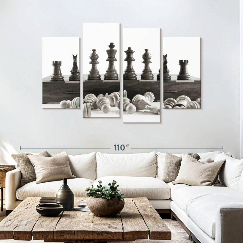 Senne, gagnant du jeu d'échecs, H 54 po x l 84 po