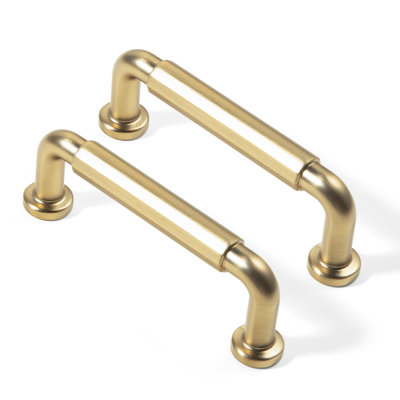 Vintage Rounded-Bar Cabinet Pull Handles For Kitchen Cabinets, Dressers & Classic Furniture Makeovers
