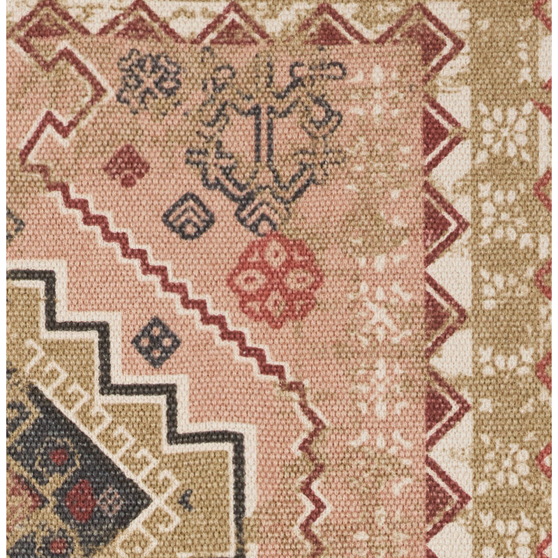 Cherokee Strawberry Red Cotton Flatweave 4' x 6' Area Rug