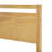 Solid Wood Bed Queen With Pearlized Finish Headboard & Footboard, Natural-306168795-306168794