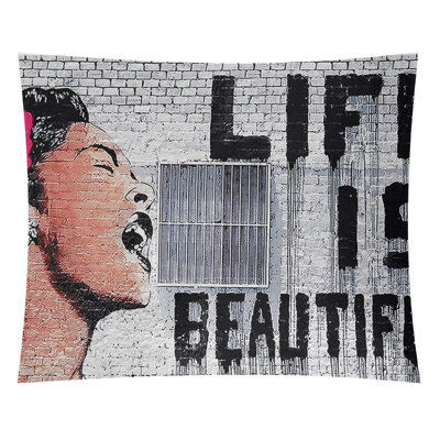 La vie en polyester est magnifique tapisserie