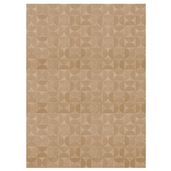 Tapis rond Horizons - Caramel 2,5 m – 8 pi 2 po de diamètre, Caramel, Round 8'2"