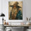 Wizards gris et gris - Wizards Wall Art Living Room