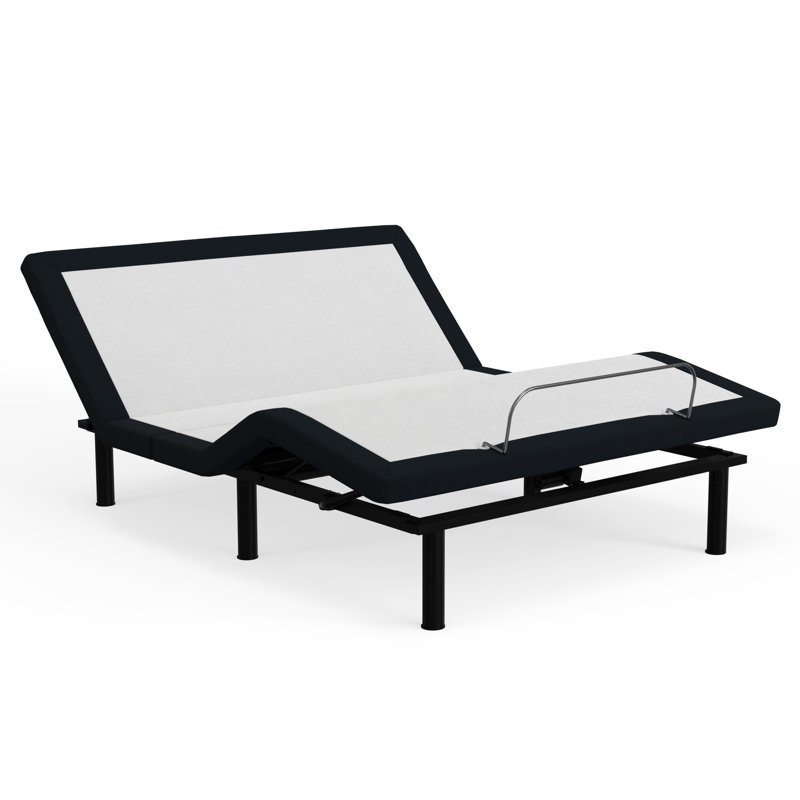 Base de lit double réglable avec DEL sous le lit: massage, minuterie zéro: bâbord, ambiant,