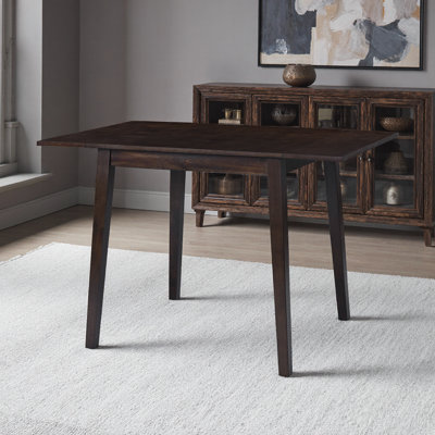 Table de salle à manger extensible en faux marbre - 4 places, peu encombrante pour les petites pièces