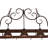 Rustic Lodge Handcrafted Rectangle Hanging Pot Rack