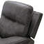 Fauteuil inclinable Valencia Campania | Tissu de qualité supérieure durable, souple et souple de qualité supérieure, fauteuil inclinable électrique, soutien lombaire électrique, appui-tête électrique, charge sans fil, éclairage à DEL (siège uni