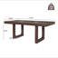 Table de salle à manger extensible de 60 à 78 po, table de cuisine en bois de ferme avec rallonge amovible, grande table extensible pour 4 à 8 personnes, noyer