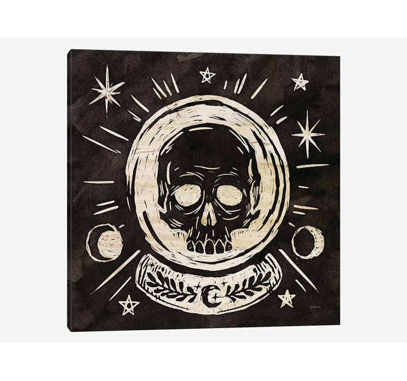 «Mystical Halloween Wood III», impression sur toile, H 18 po x l 18 po x P 1,5 po, Toile tendue, Pas de tapis