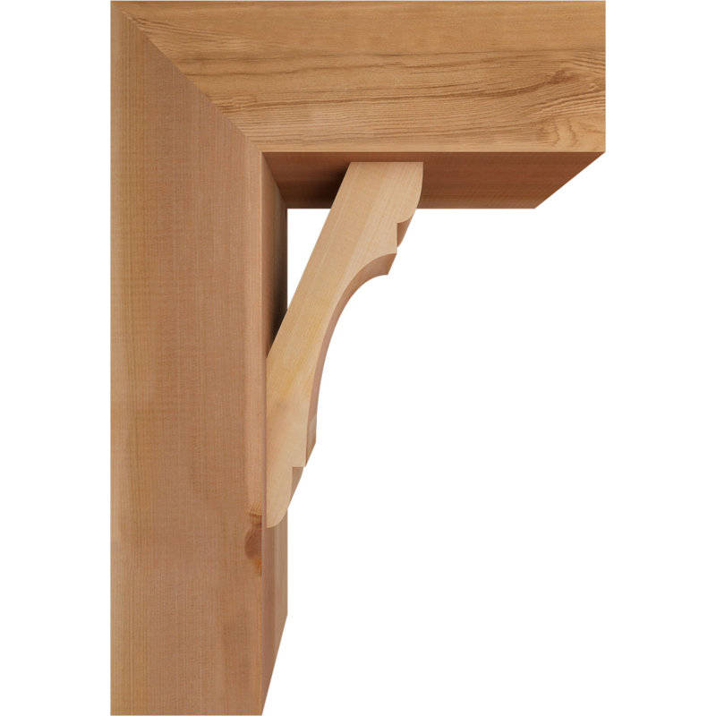 Support de bloc olympique avec entretoise décalée, 26 x 18, Cèdre rouge occidental de l 7 1/2 po (lisse)