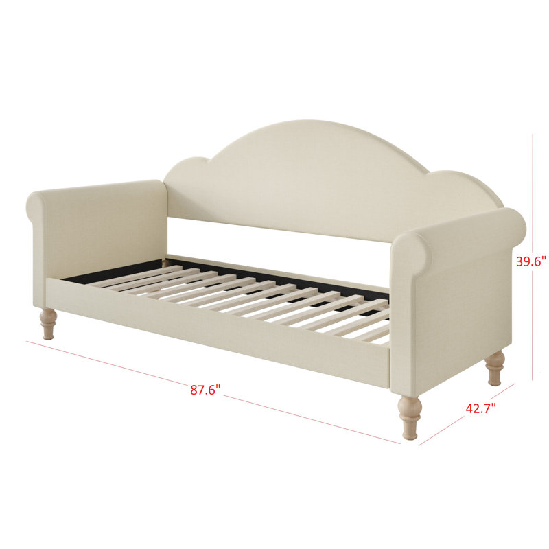 Alvon Upholstered Daybed, Beige