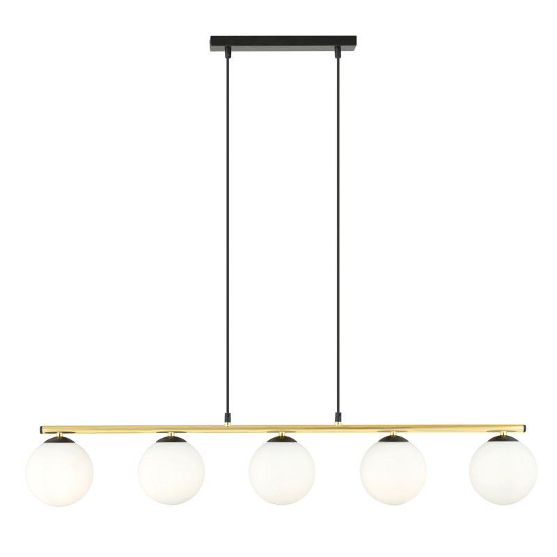 Algean 5 - Light Kitchen Island Pendant, Black