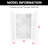 36" D x 60" W x 80" H 3-Piece Shower Wall Panels Arcylic Shower Surround Kit-130066267