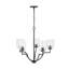 Lustre classique 5 lumières à abat-jour Carter-1003138998