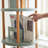 Storage Shelf, 360° Rotating Bookshelf, 3 Tier Bookcase W/ Large-Capacity Storage Space, Multifunctional Storage Rack, Compact Design, Standing Shelf For Living Room, Bedroom, Study Room, Kitchen
