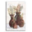 Art mural en verre acrylique épique «Spice Amber Clay Pots» par Cindy Jacobs, 16 po x 24 po-818267204