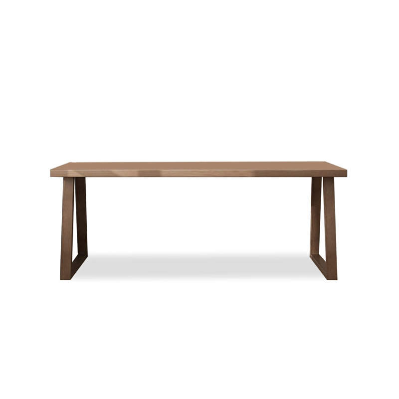 70.87" Brown Rectangular Solid Wood desks, H 29,53 po x l 78,74 po x P 23,62 po