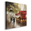 Paris in the Rain - Reproduction d'art sur toile tendue-691761293