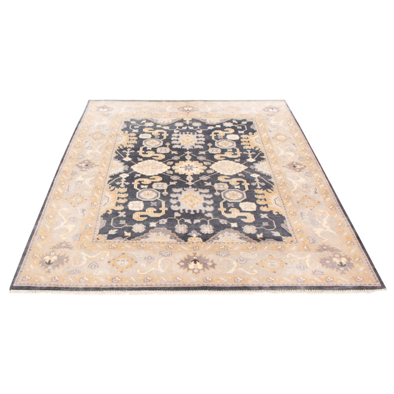 Tapis gris foncé Royal Oushak 8 pi 1 po x 9 pi 9 po
