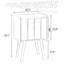 Support pour tourne-disque Mid-Century