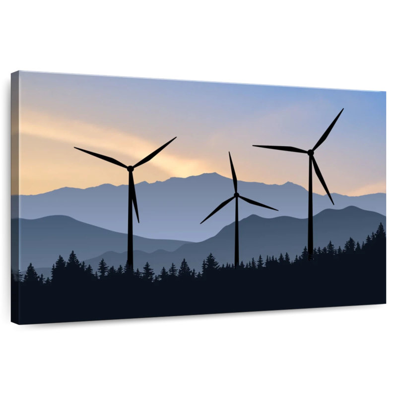 Éoliennes Lilie Forest, H 26 po x l 39 po