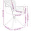 Chaise d'appoint pivotante 2 pièces-636617710