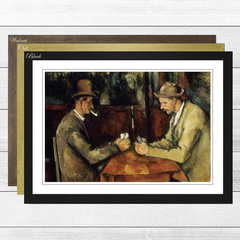 Paul Cezanne - Single Picture Frame Painting, Walnut