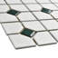 Carreau de mosaïque en porcelaine nid d'abeille pour mur et plancher 11 po x 11 po Oxford-36595297