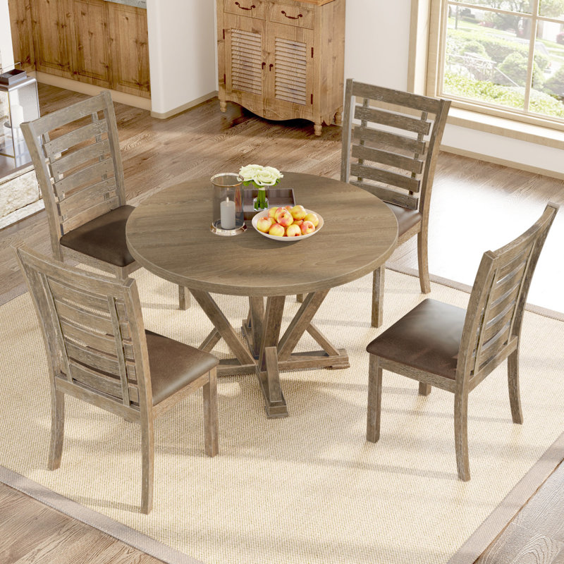 Ensemble de table ronde 5 pièces