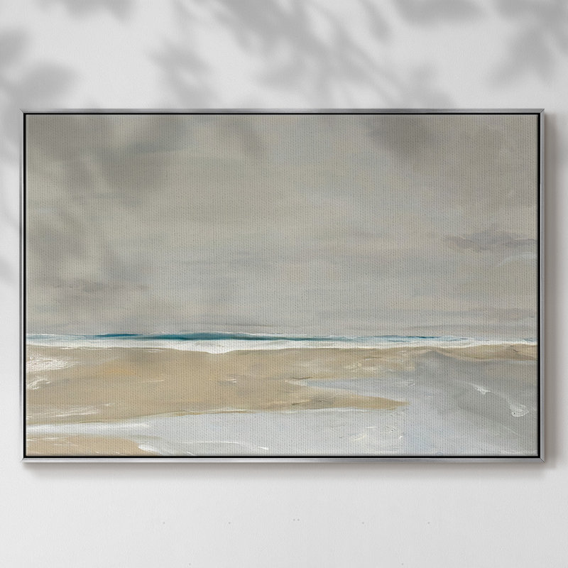 Côte de l'Oregon, Blanc, H 17 po x l 25 po x P 2 po, Argent