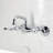 Kingston Brass Kingston Two-Handle 2-Hole Wall Mount Bar Faucet-101986953