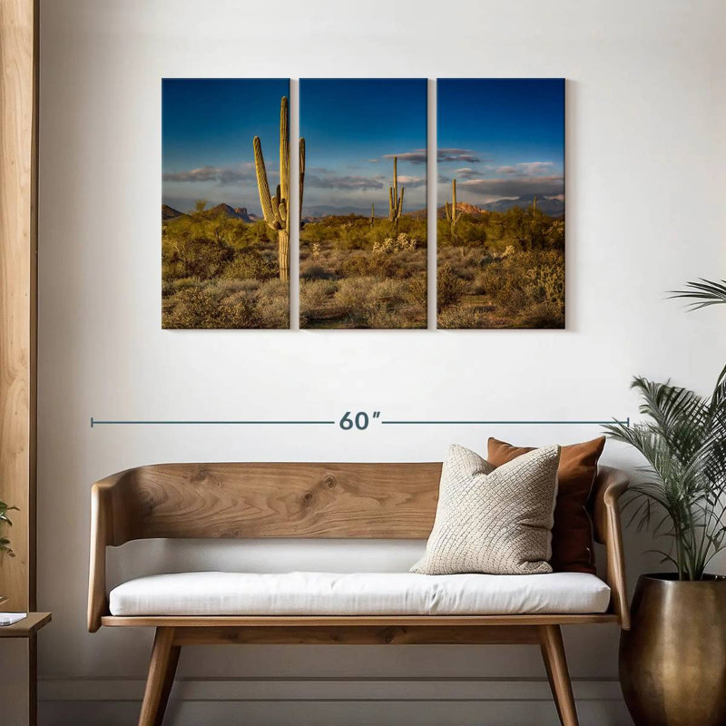 Harnek Arizona Desert Cactus, 28" H x 45" W