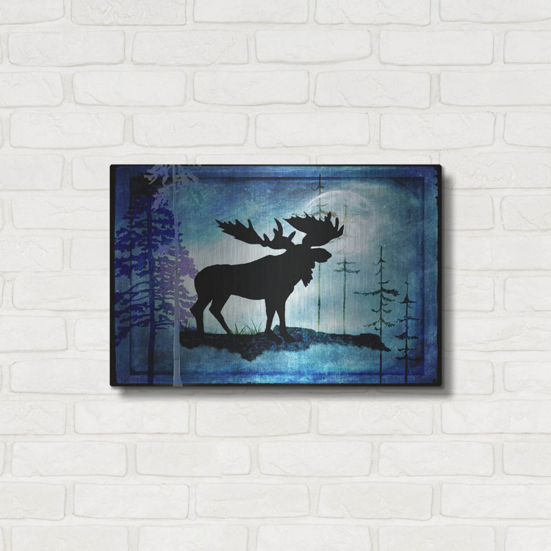 «Midnight Moose» par Lightbox Journal sur, H 16 po x l 24 po