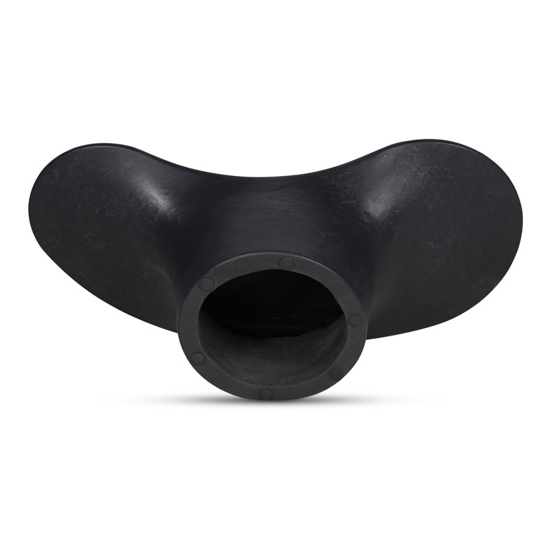 Paisely Outdoor Coffee Table, Black