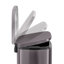 Qualiazero 13.2 Gallon and Two 1.3 Gallon Stainless Steel Rectangular Pedal Trash Can Set-80471825