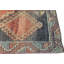 Tapis de couloir oriental antique délavé 3 pi 6 po x 7 pi 8 po Tribal