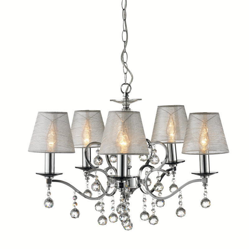 Grensholm 5 - Light Shaded Chandelier