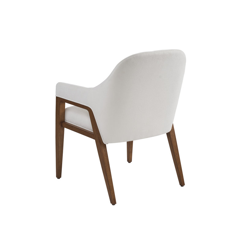 La Costa Upholstered Arm Chair, Polyester White