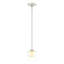 Simple Mini Pendant - Opal/Clear Glass-670357586