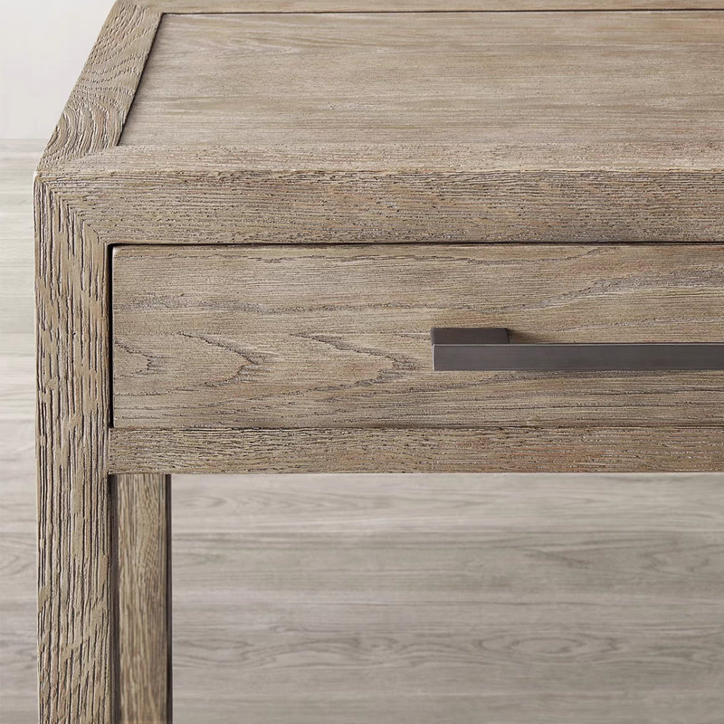 Rural Retro Multifunctional Console Table, Dark Gray