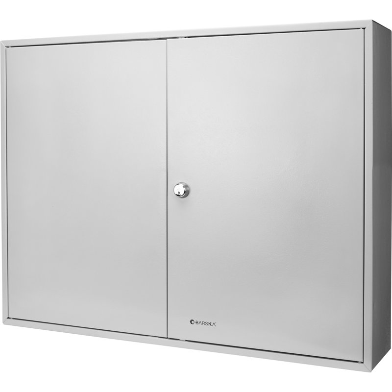 Armoire 400 clés à clé réglable avec serrure à clé, H 21,75 po x l 25,25 po x P 5,75 po