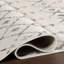 Tapis marocain à motif géométrique gris / blanc cassé Giannini-1078071133